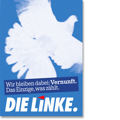 Plakat &quot;Vernunft&quot;