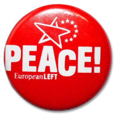 Button European Left "Peace!"