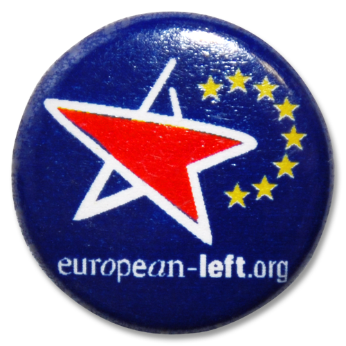 Button European Left (blau)