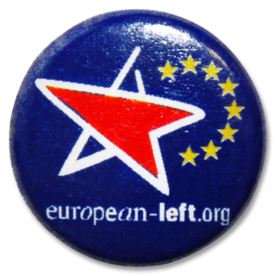 Button European Left (blau)