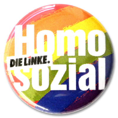 Button "Homo Sozial"