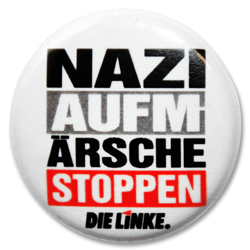 Button &quot;Naziaufmärsche stoppen&quot;