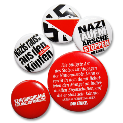Button-Mix "Gegen Nazis"