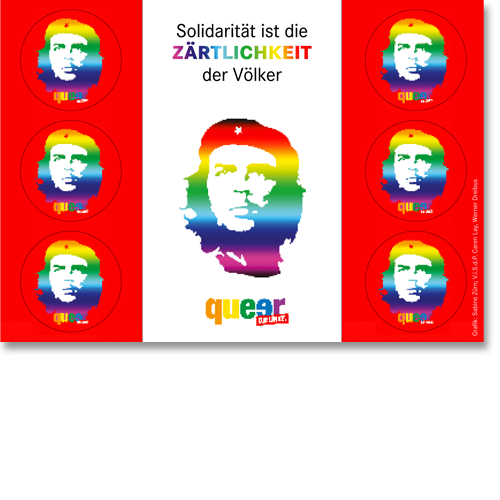 Postkarte &quot;Queer mit Che&quot;