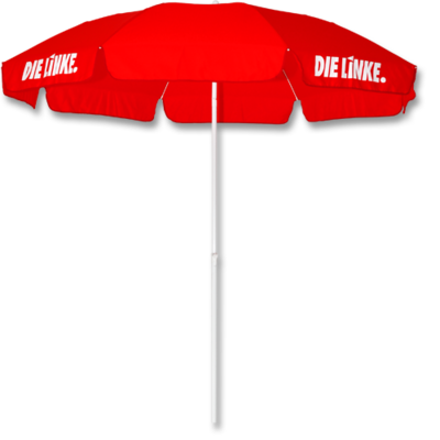 Sonnenschirm &quot;DIE LINKE.&quot;