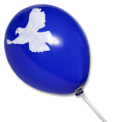 Luftballon "Friedenstaube"