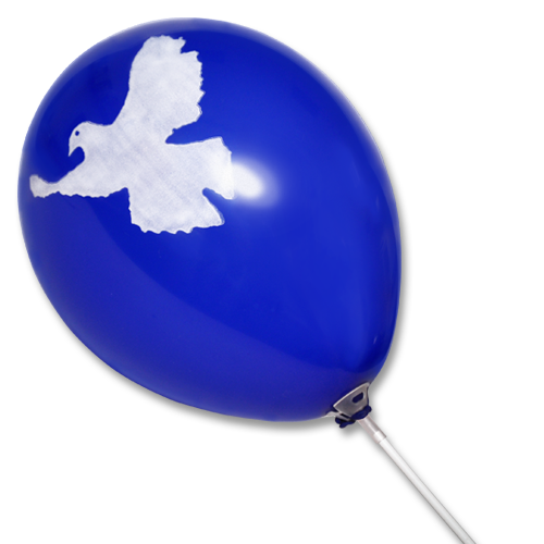 Luftballon &quot;Friedenstaube&quot;