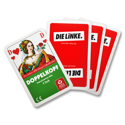 Kartenspiel Doppelkopf "DIE LINKE."