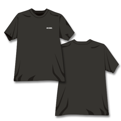 T-Shirt Bio-Baumwolle "DIE LINKE." schwarz