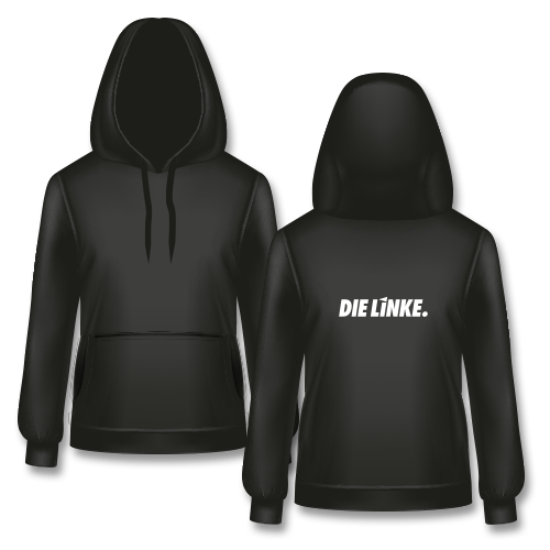 Kapuzenpullover "DIE LINKE." Gr. S