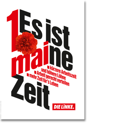 Plakat "1. Mai - maine Zeit"