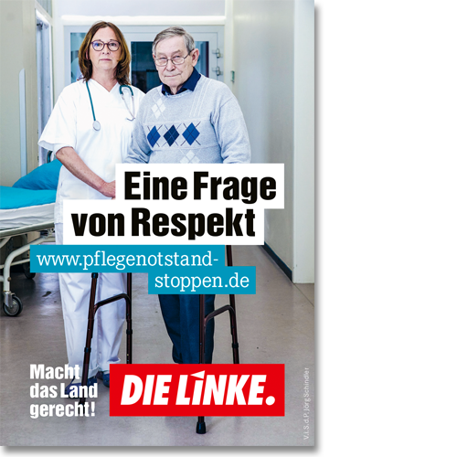 Aufkleber &quot;Eine Frage von Respekt&quot;