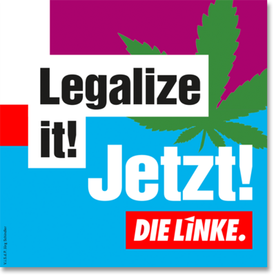 Aufkleber "Legalize it!"