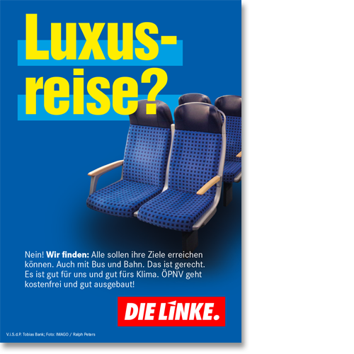 Aufkleber &quot;Luxusreise&quot;