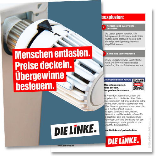 Flyer &quot;Preisdeckel&quot;