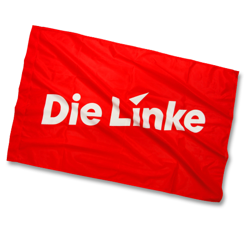 Fahne &quot;Die Linke&quot;, 120 x 80 cm