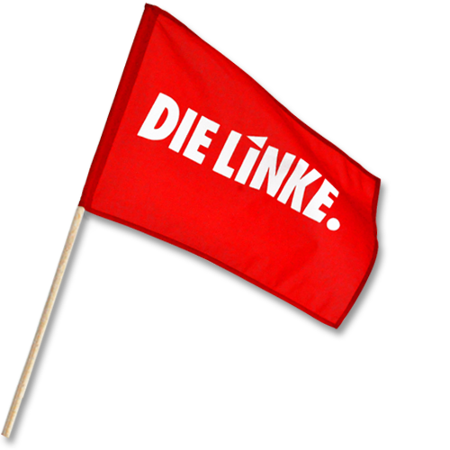 Schwenkfahne &quot;DIE LINKE.&quot; klein