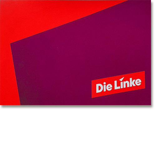 Moderationskarte &quot;Die Linke&quot;