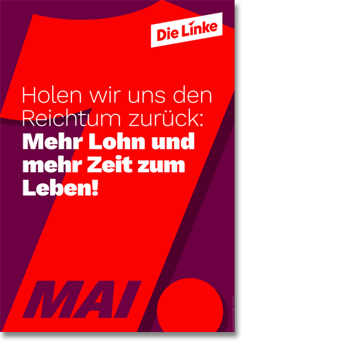 Plakat "1. Mai - Reichtum"