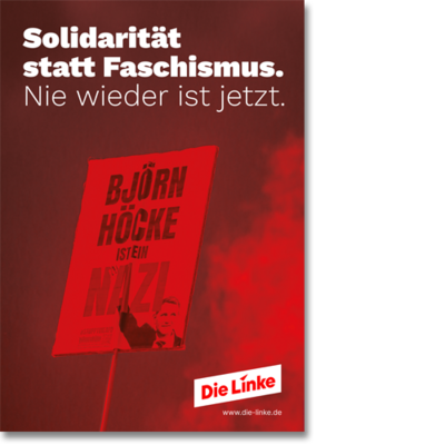 Plakat "Solidarität statt Faschismus"