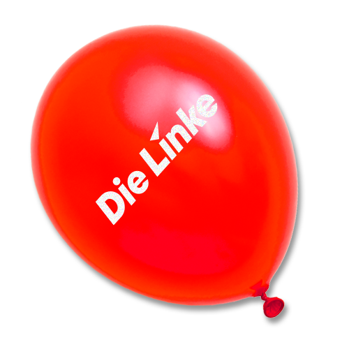 Luftballon &quot;Die Linke&quot;