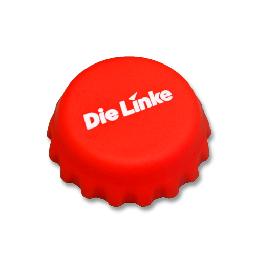 Kronkorken Silikon &quot;Die Linke&quot;