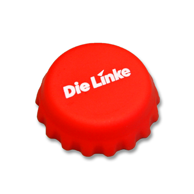 Kronkorken Silikon &quot;Die Linke&quot;