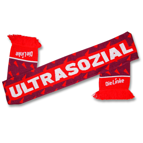 Schal &quot;ULTRASOZIAL&quot; Die Linke