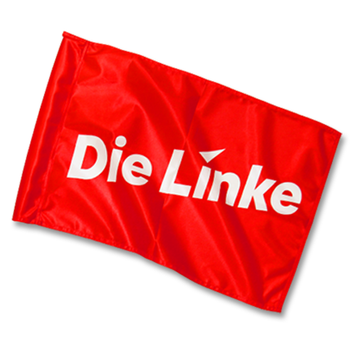 Fahne &quot;Die Linke&quot; 80 x 60 cm
