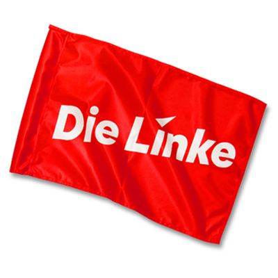 Fahne &quot;Die Linke&quot; 80 x 60 cm