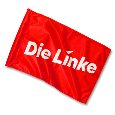 Fahne &quot;Die Linke&quot; 60 x 40 cm