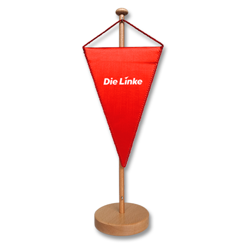 Tischwimpel &quot;Die Linke&quot;