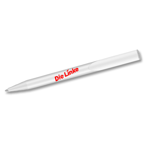 Kugelschreiber weiß &quot;Die Linke&quot;