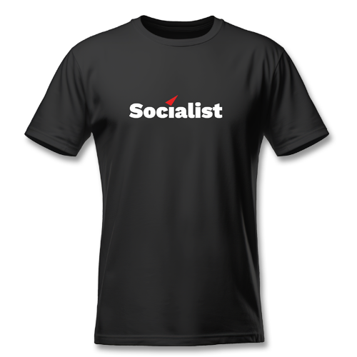 T-Shirt &quot;Socialist&quot; Logo groß