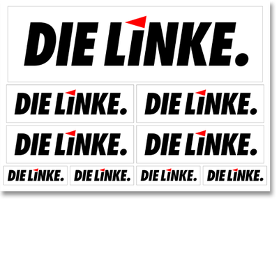 Aufkleber-Set &quot;DIE LINKE.&quot;