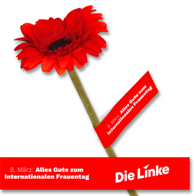 Banderole "Frauentag"