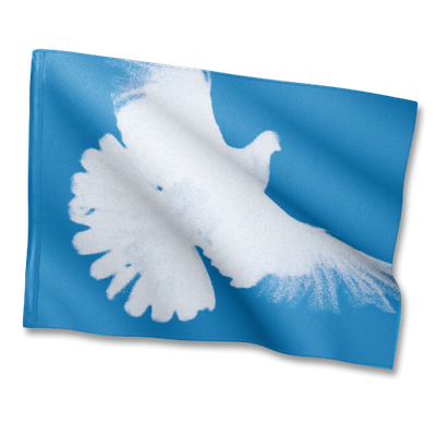 Fahne "Friedenstaube" 80 x 60 cm