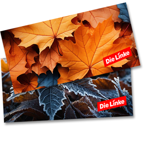 Trauerkarte "Die Linke"