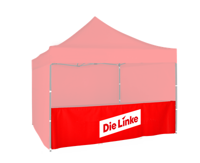 Zeltschürze für rotes Zelt Zeltschürze für rotes Zelt