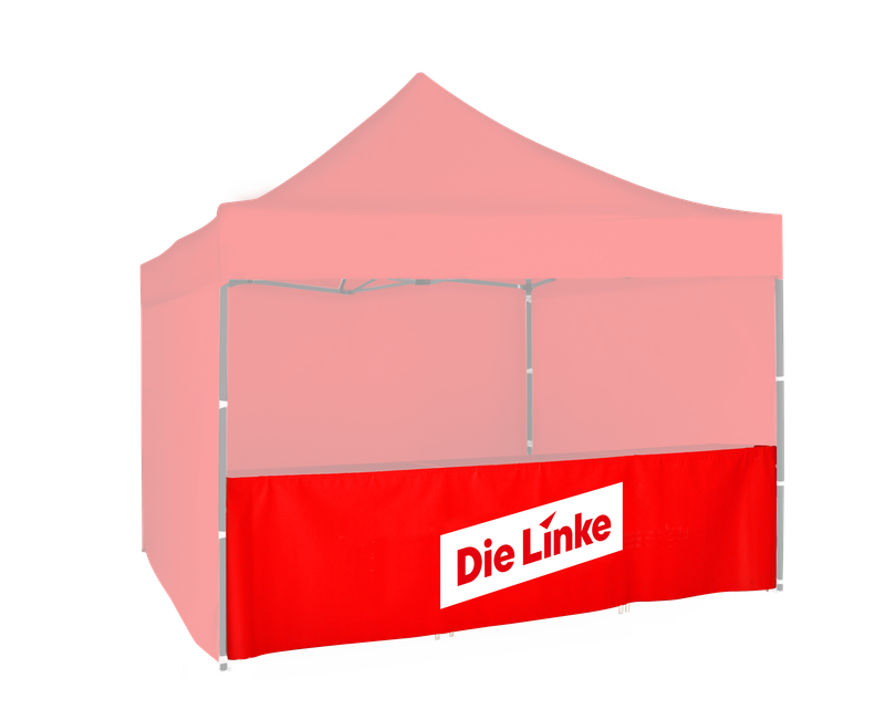 Zeltschürze für rotes Zelt