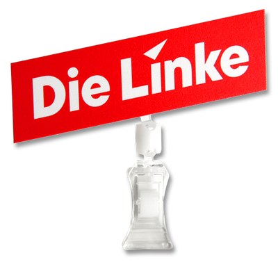 Mikrofonspatz "Die Linke"