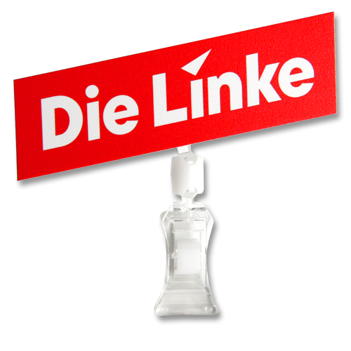 Mikrofonspatz "Die Linke"