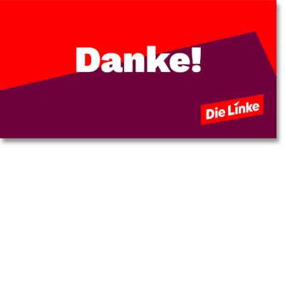 Klappkarte "Danke!"
