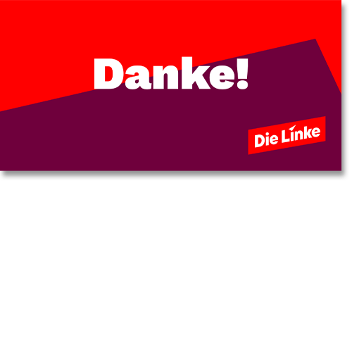 Klappkarte "Danke!"