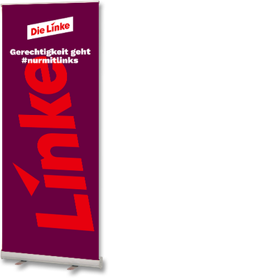 Roll-Up "Die Linke"