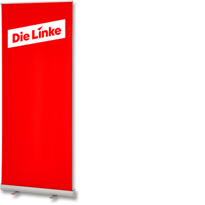 Roll-Up "Die Linke" klein