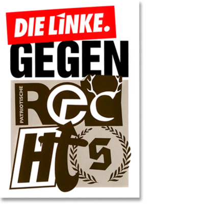 Plakat "Gegen Rechts"