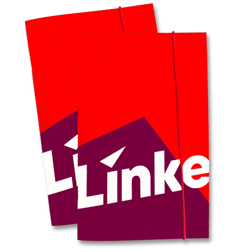 Notizheft "Die Linke"