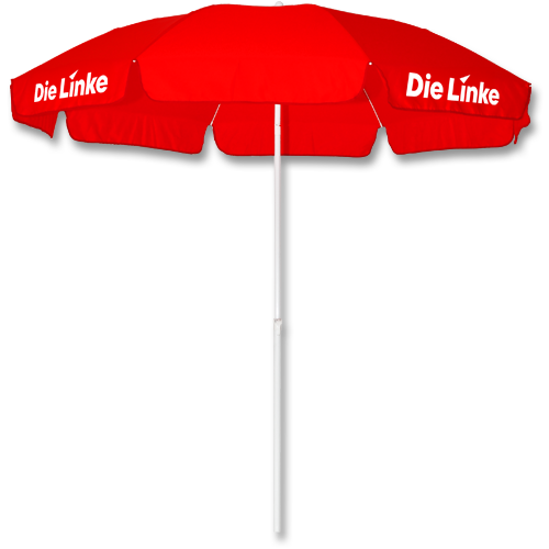 Sonnenschirm "Die Linke"