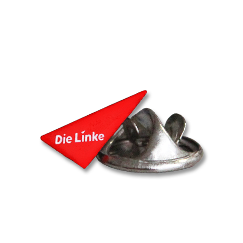 Pin klein "Rotes Dreieck mit Logo"